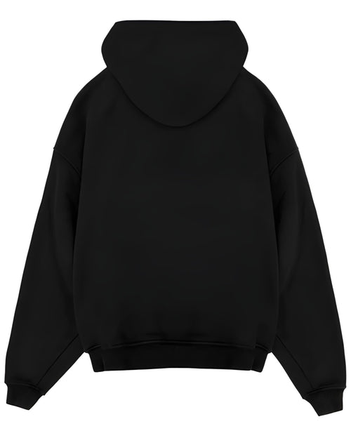 Black Oversized Hoodie Back Design