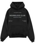 Black Oversized Hoodie Front Design
