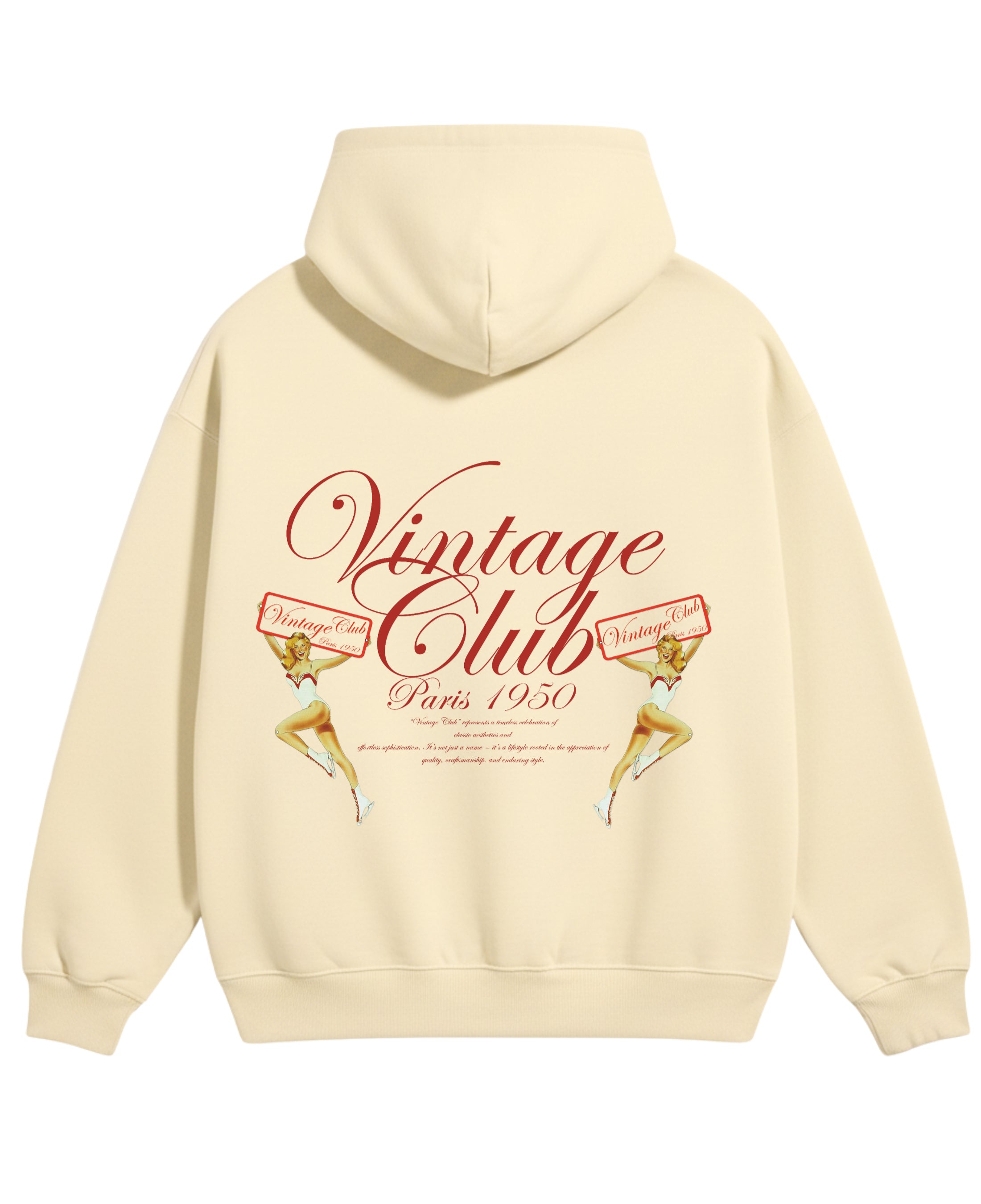 Off-White Oversized Hoodie Back Design